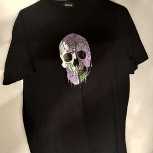 Roberto Cavalli Black T Shirt Size Lg